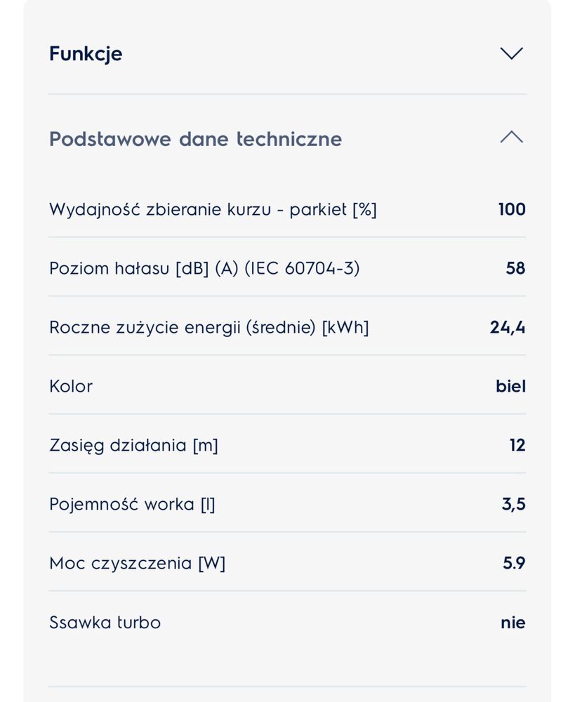 Odkurzacz workowy New Ultra Silencer EUS8ALRGY 58 dB