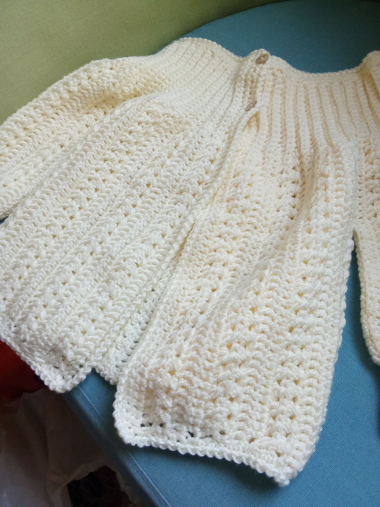 Casaquinho de bebê