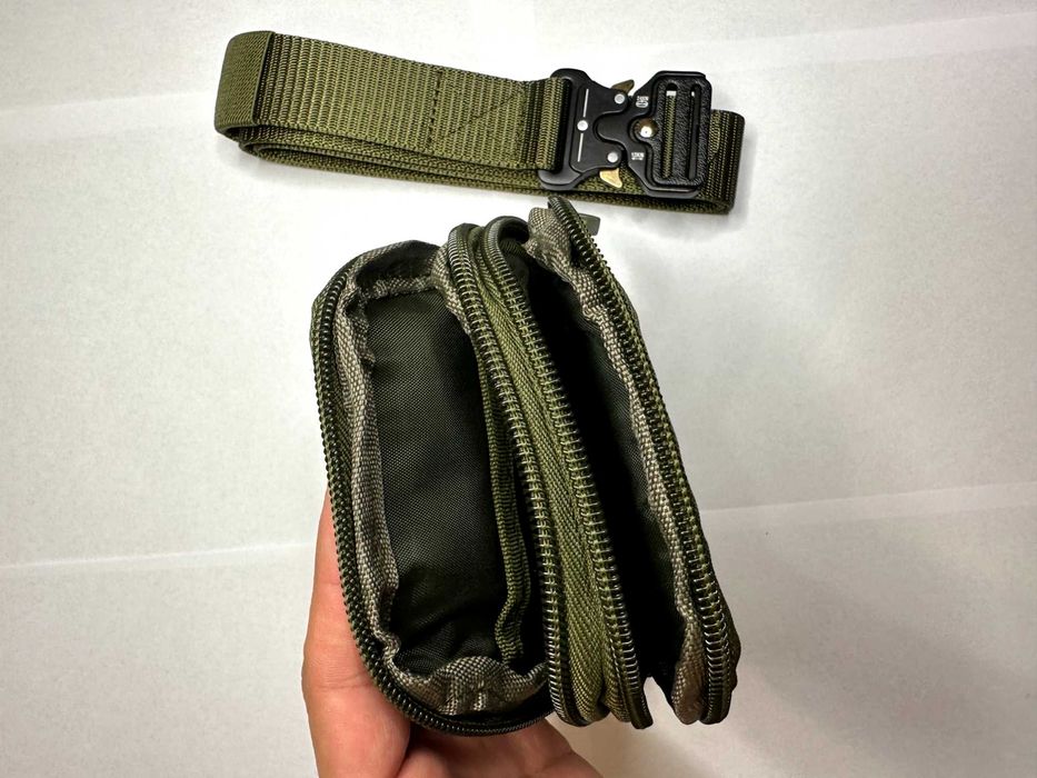 Zielona Saszetka + PAS Taktyczny ZESTAW 2w1