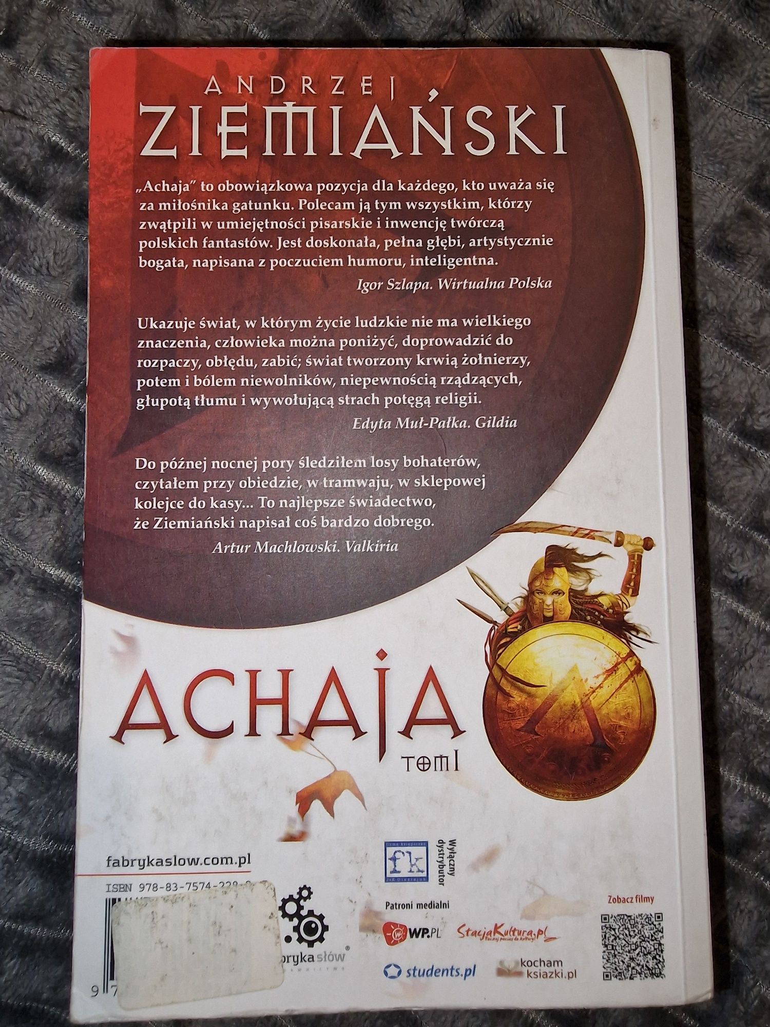 Achaja Tom 1 Andrzej Ziemiański