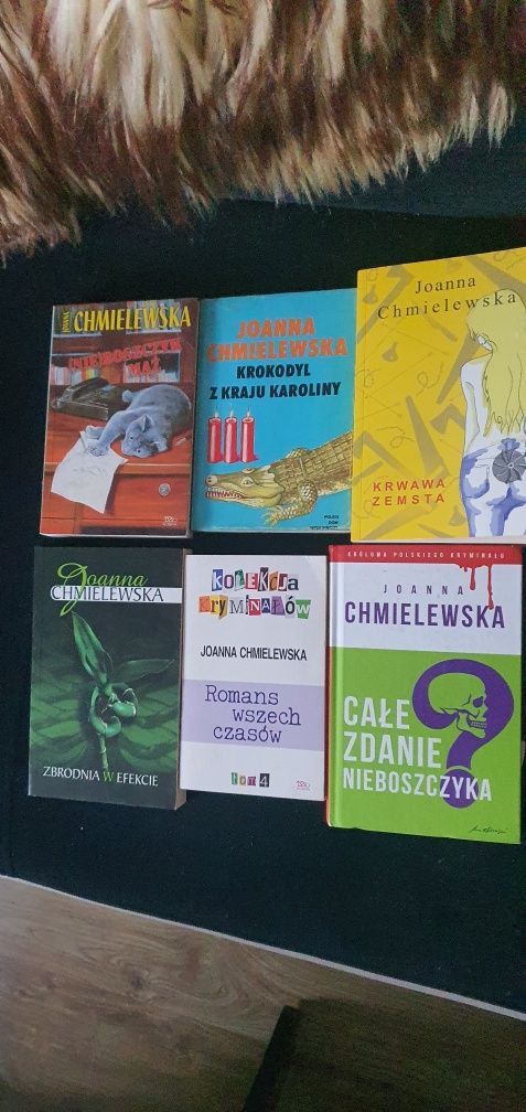 Komplet 6 książek Joanny Chmielewskiej
