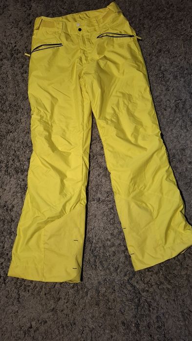 Spodnie narciarskie wed'ze rozmiar 34 na 34 żółte