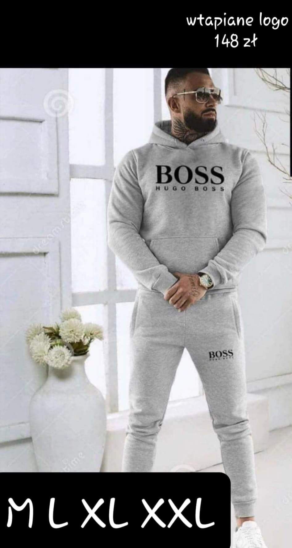 Nowy dres Męski Bluza I dresy Wtapiane logo M L XL XXL różne modele.