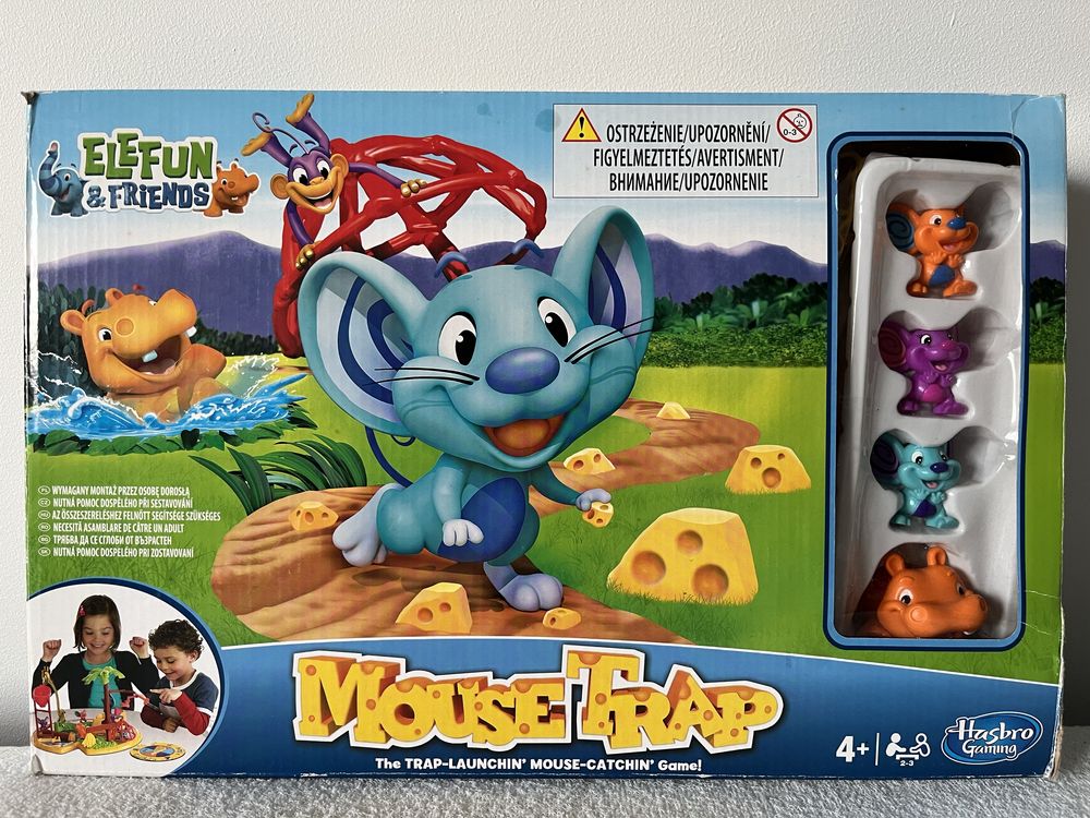 Gra Pułapka na myszy, Hasbro, A4973, 100% komplet