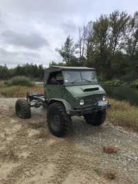 Zderzak unimog 404 z miejscem na wyciagarke