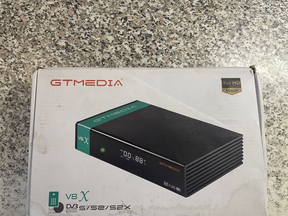 Full HD Gtmedia v8X спутниковый ресивер, Wi-Fi, USB