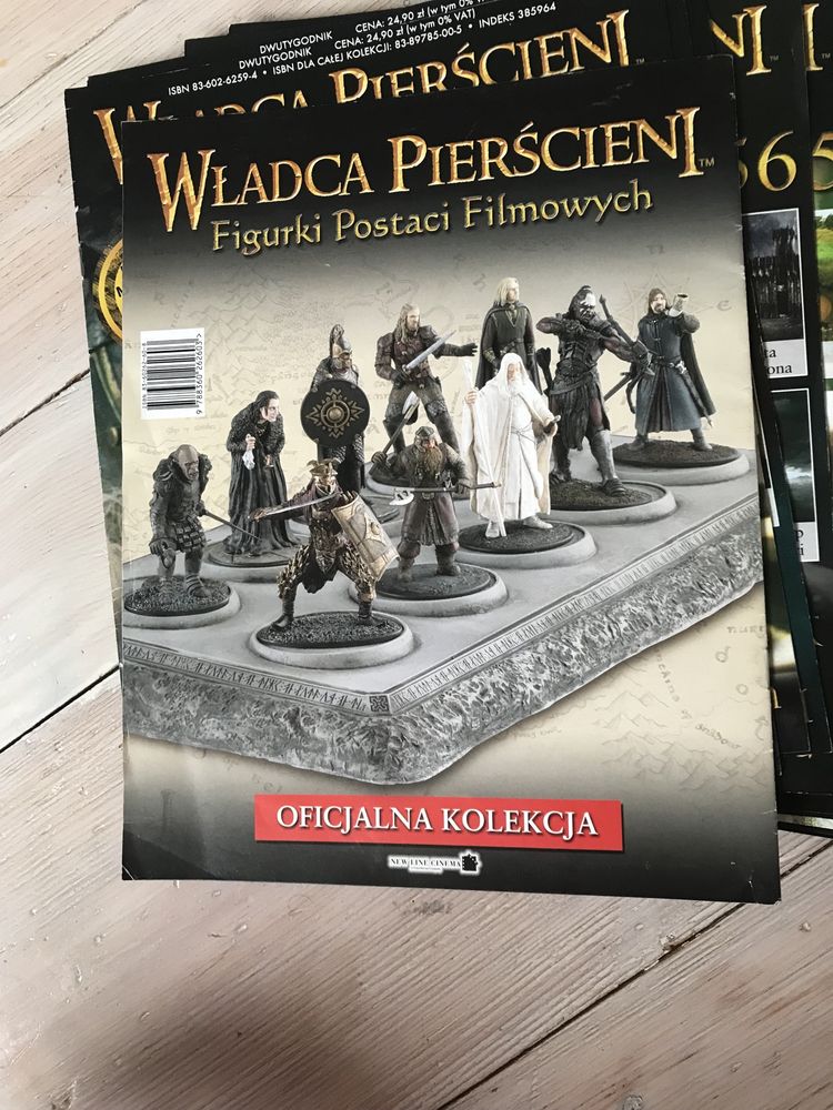 Cała kolekcja gazetek „Władca Pierścieni”