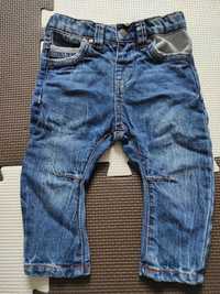 Jeansy chłopięce jak nowe rozmiar 74 Reserved !!!