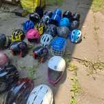 30 szt. kask kaski na łyżwy, motor, rower JOFA i inne