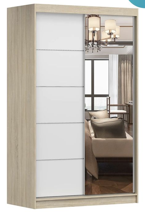 Szafa 120 cm drzwi przesuwne