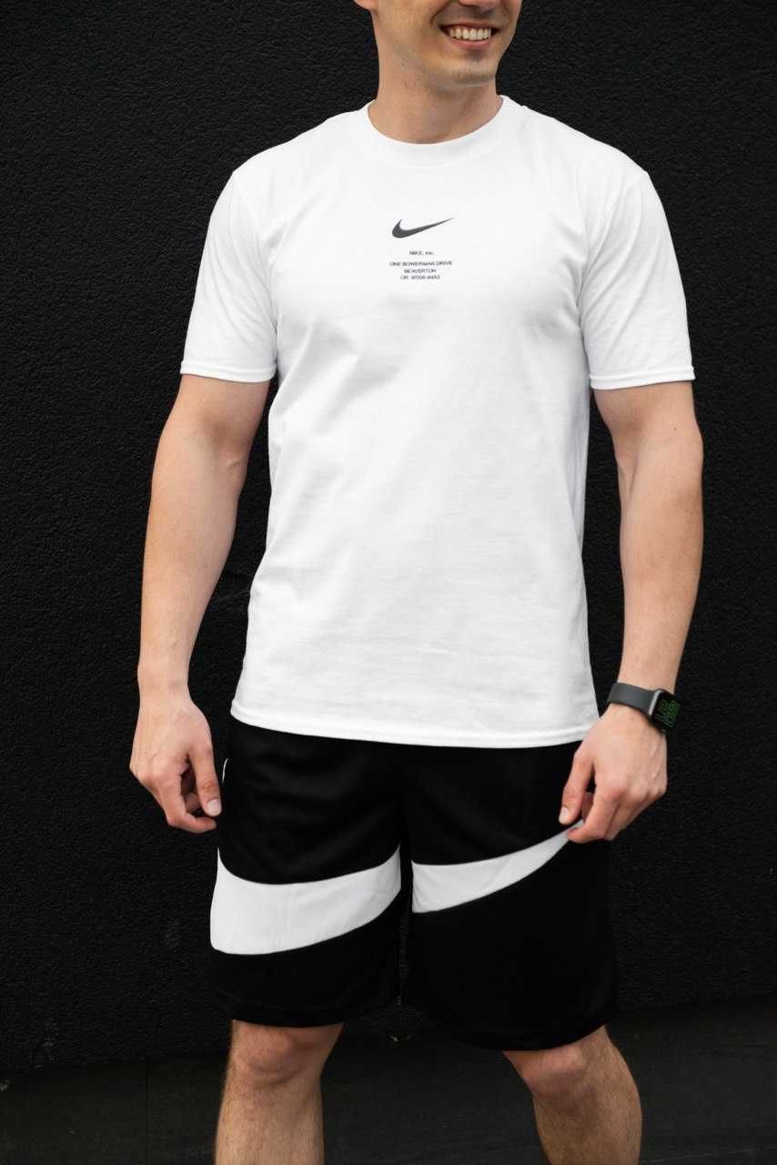 Спортивна Футболка Nike Swoosh біла M/L