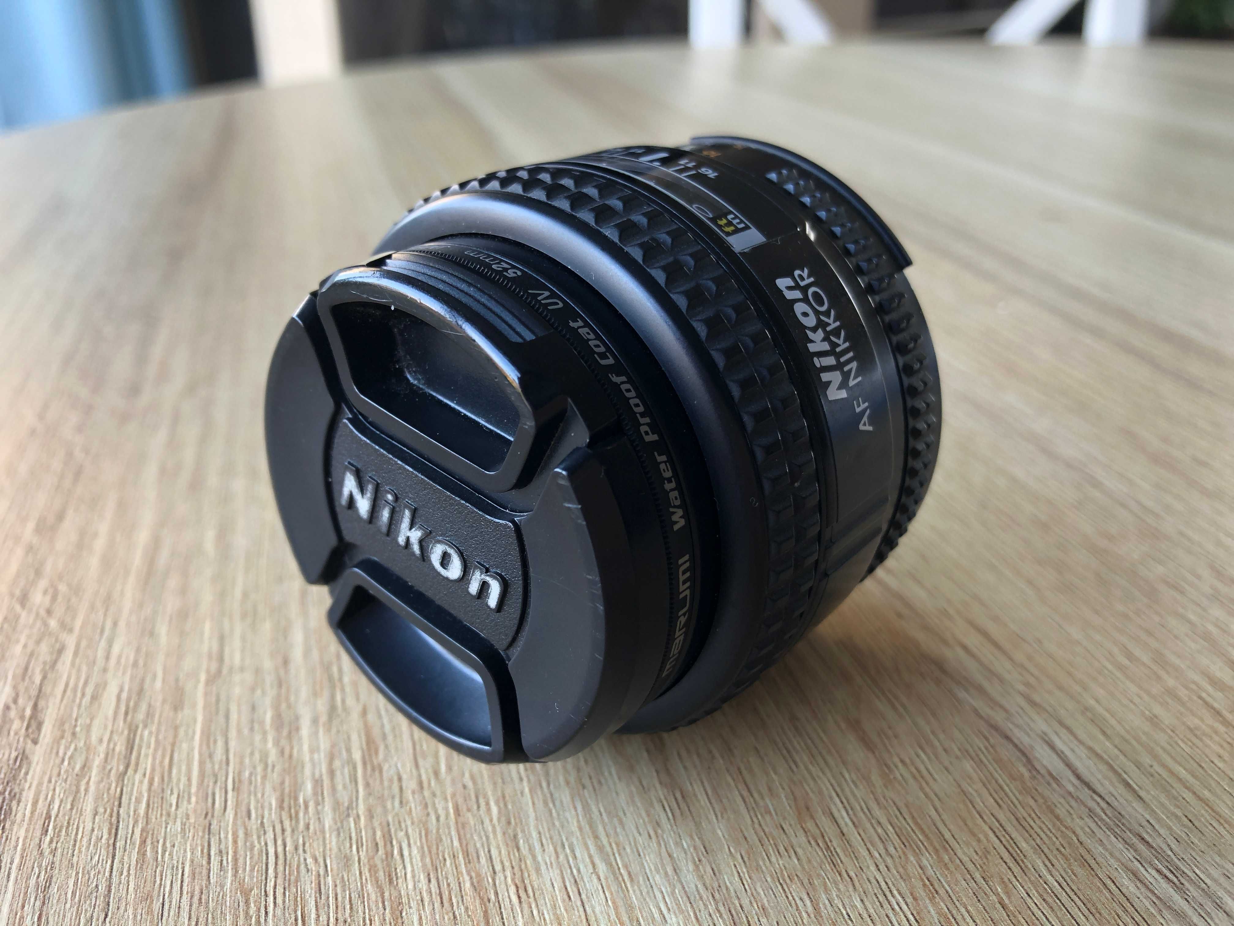 Nikon AF Nikkor 50mm f1.4 D + filtr UV Marumi gratis