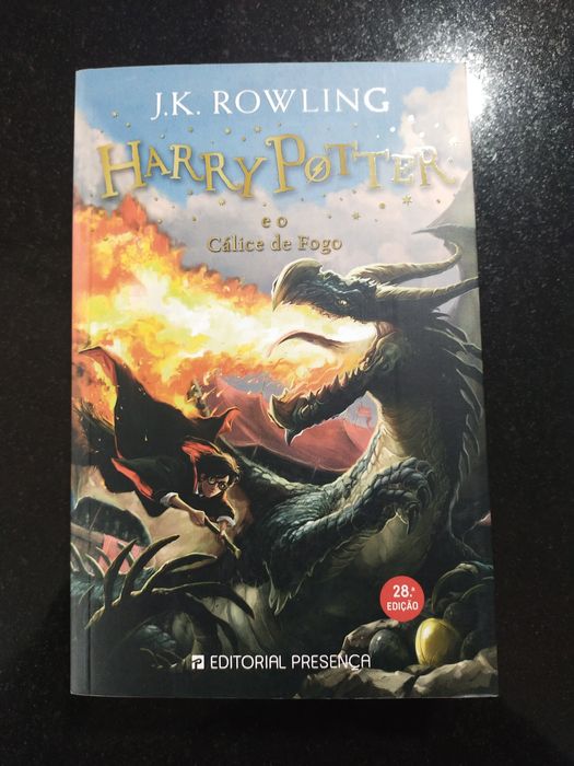 Livro Harry Potter e o cálice fogo
