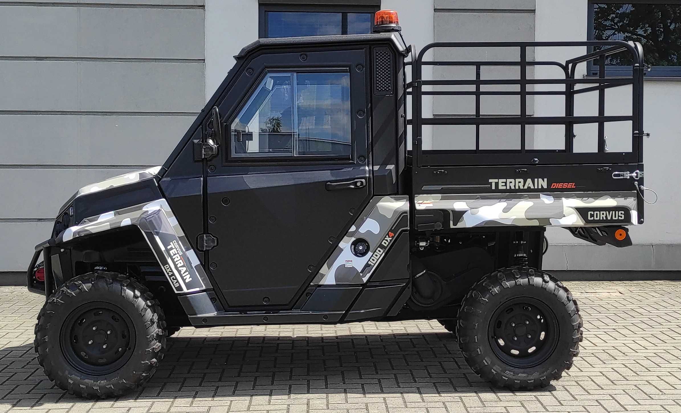 Pojazd UTV Corvus Terrain DX4 CAB - jak Kawasaki, John Deere, Polaris
