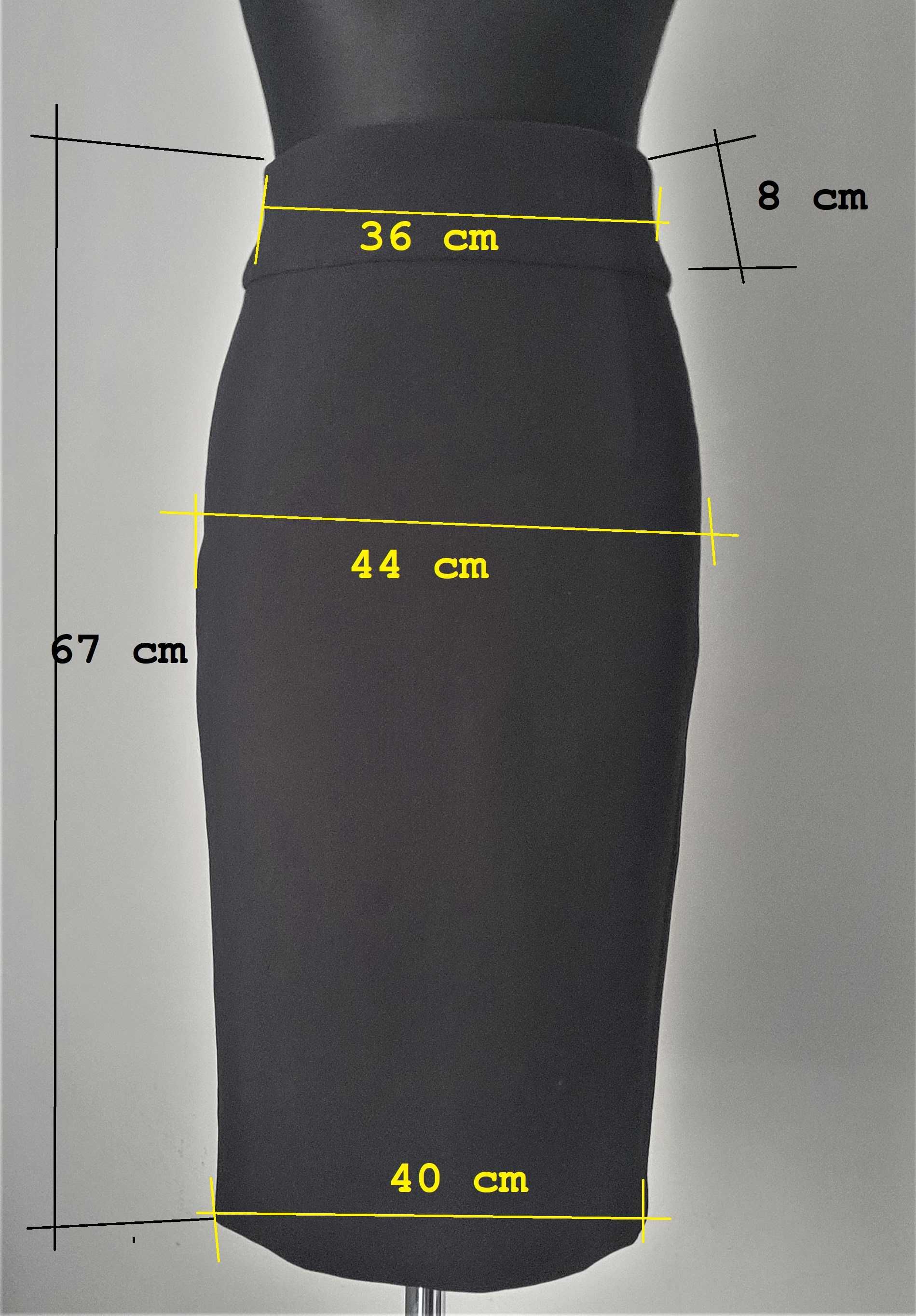 Spódniczka czarna wąska ZARA BASIC   Eur 36 / S