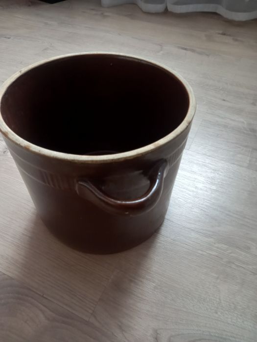 Kamionka garnek gliniany kamienny beczka 10l