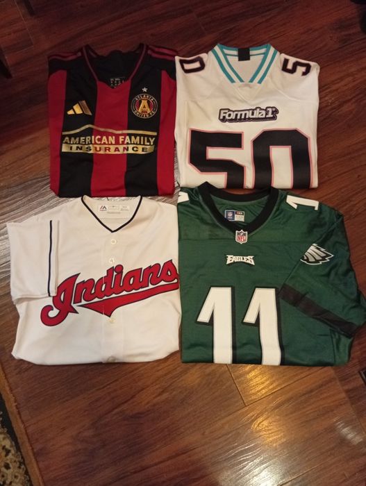 Игровые футболки-ДжерсиNFL,футбол,бейсбол,F-1,регби. Новые.