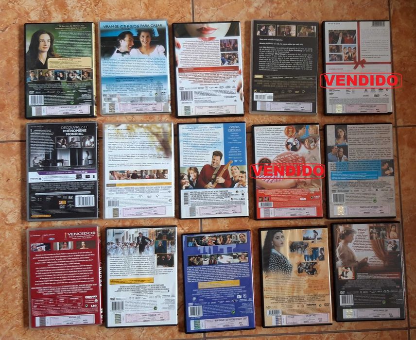 Filmes, Movies romântico em formato DVD