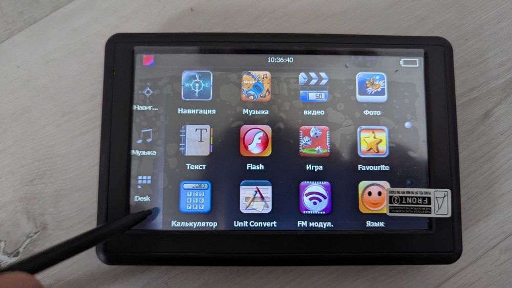 Автомобільний GPS навігатор Q5-1 5" HD сенсорний екран стилус