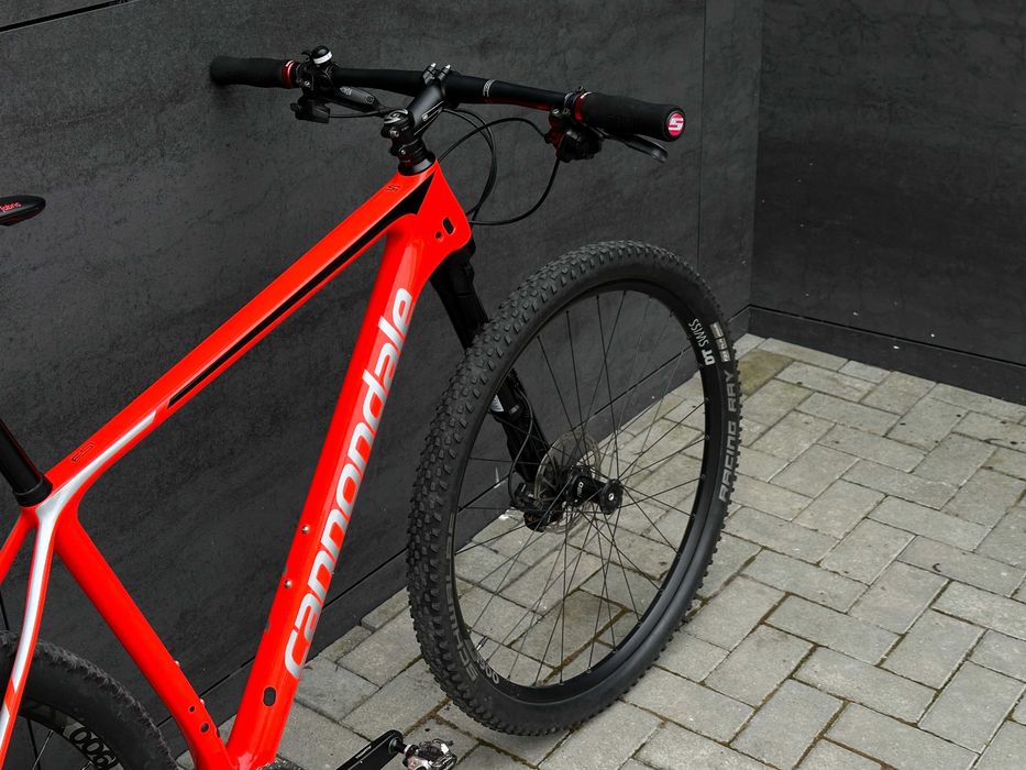 Карбоновий Cannondale Carbon 3 FSI Scalpel Lefty, розмір L 29 Acid Red