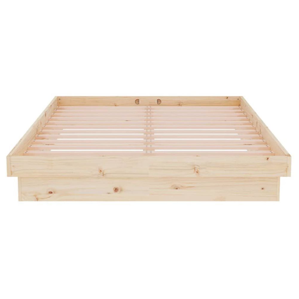 Cama casal de pinho macico 120x200