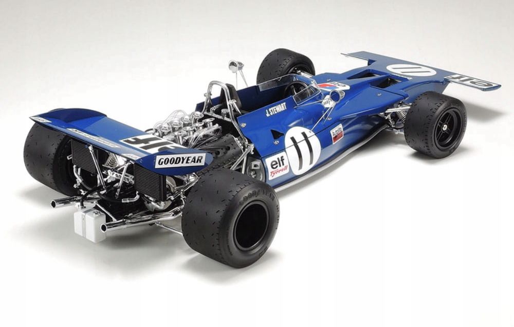 Tyrrell 003 model bolid F1 1971 Monaco GP 1:12 Tamiya 12054