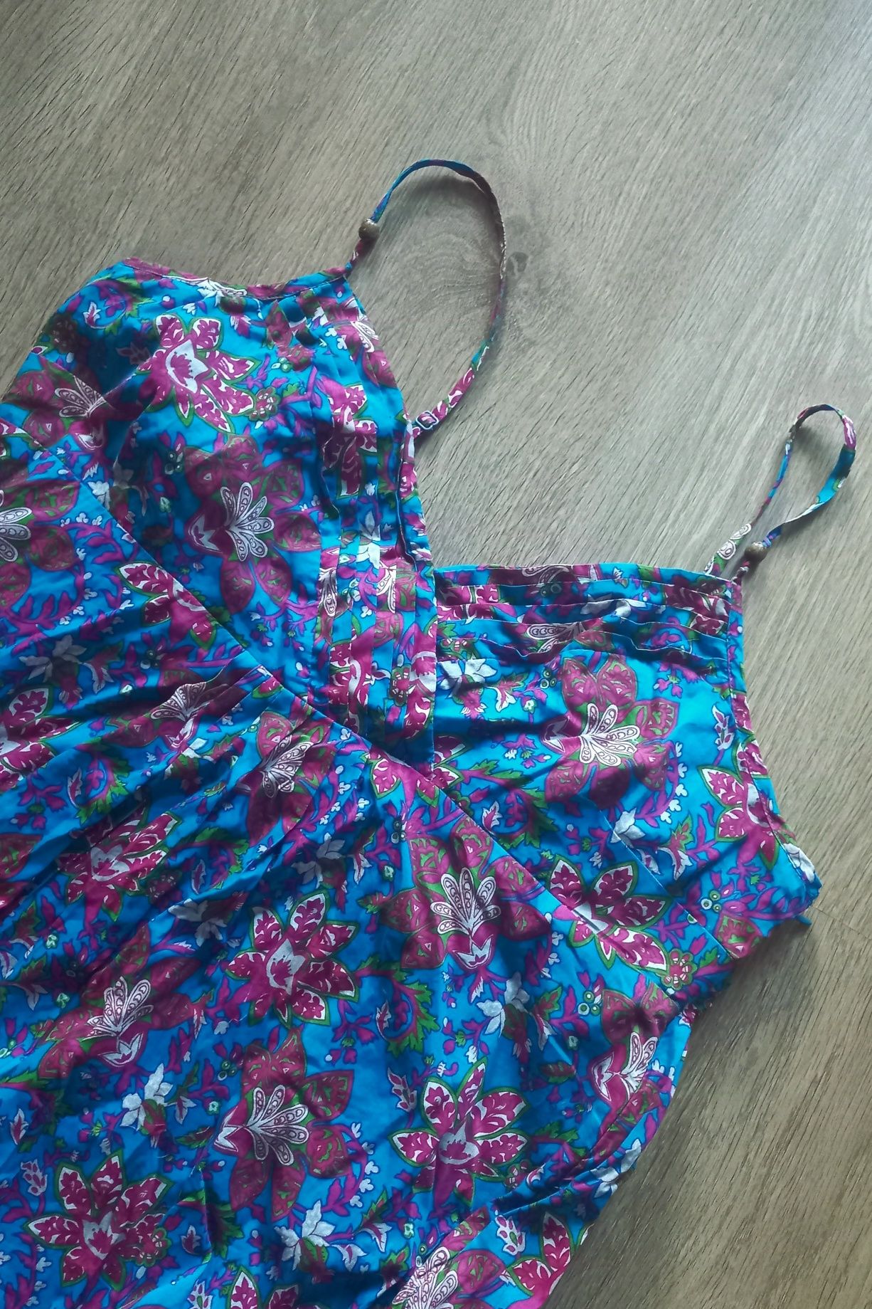 Letnia długa sukienka plus size