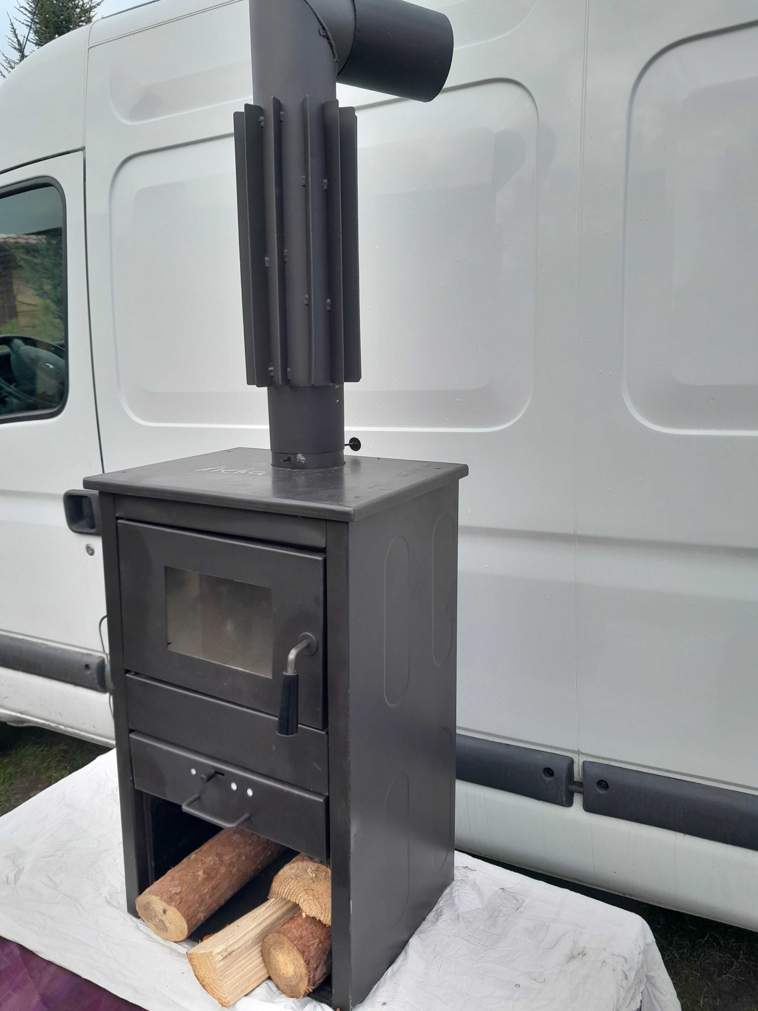 Rura 100 cm  50 cm kolanko - radiator