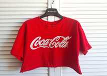 Coca-Cola cropp top luźna XXS do M