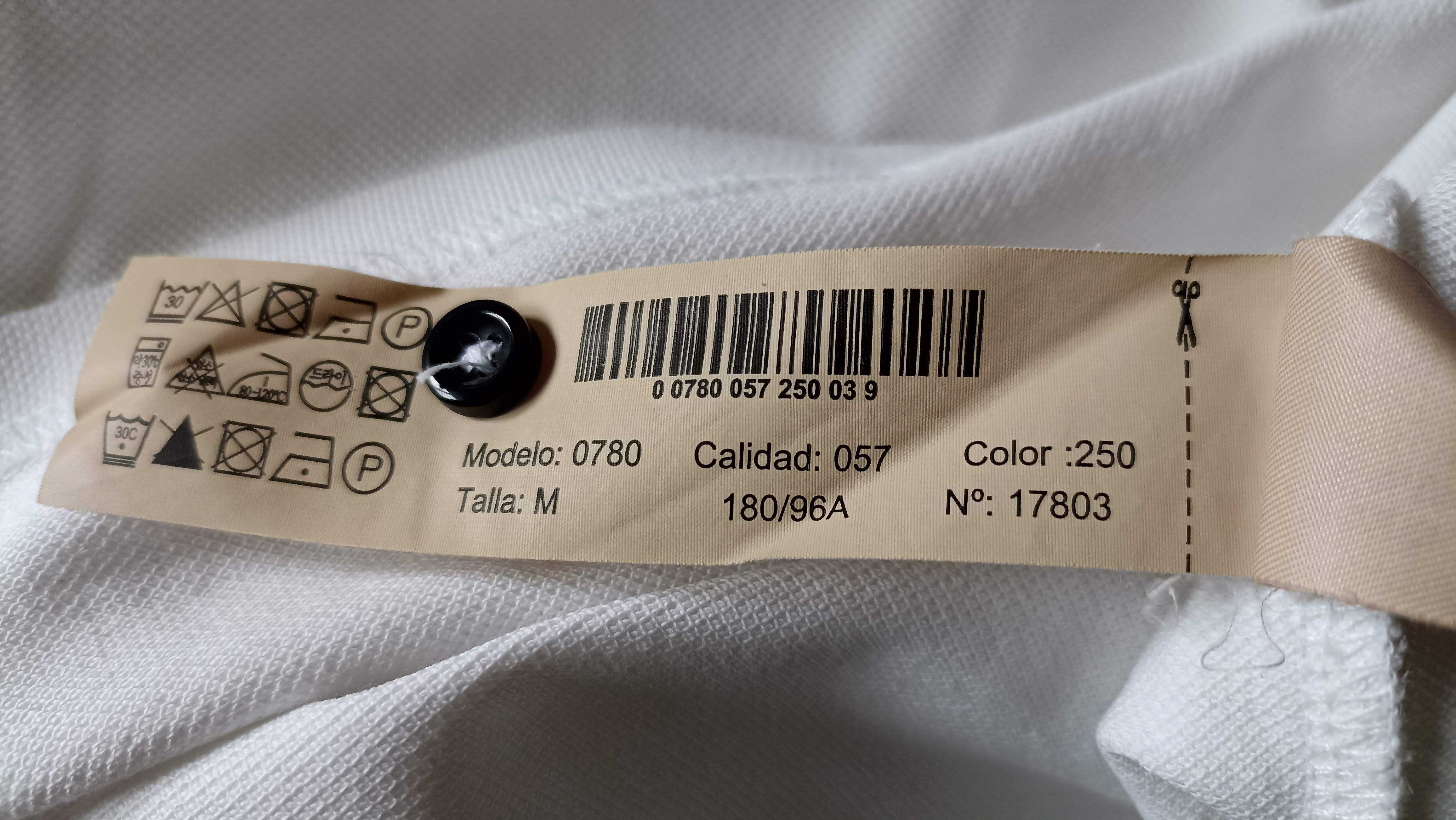 Vendo pólo Massimo Dutti branco Homem  Tam. M