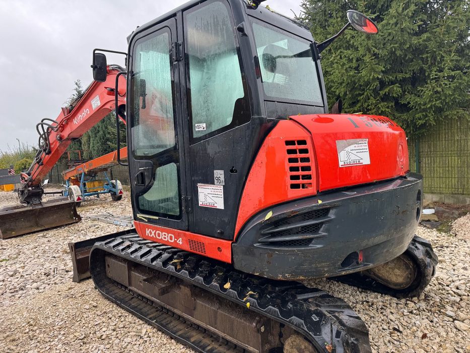 Kubota KX080-4  Sprzedam koparkę f Vat