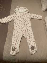 Pijama polar zippy macacão gatinho