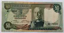 Notas Angola 50 escudos