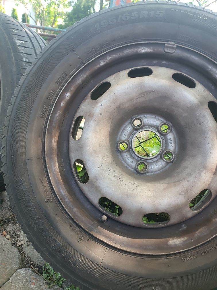 Felgi stalowe i opony / 6Jx15H2 / ET38, Skoda Octavia
6J