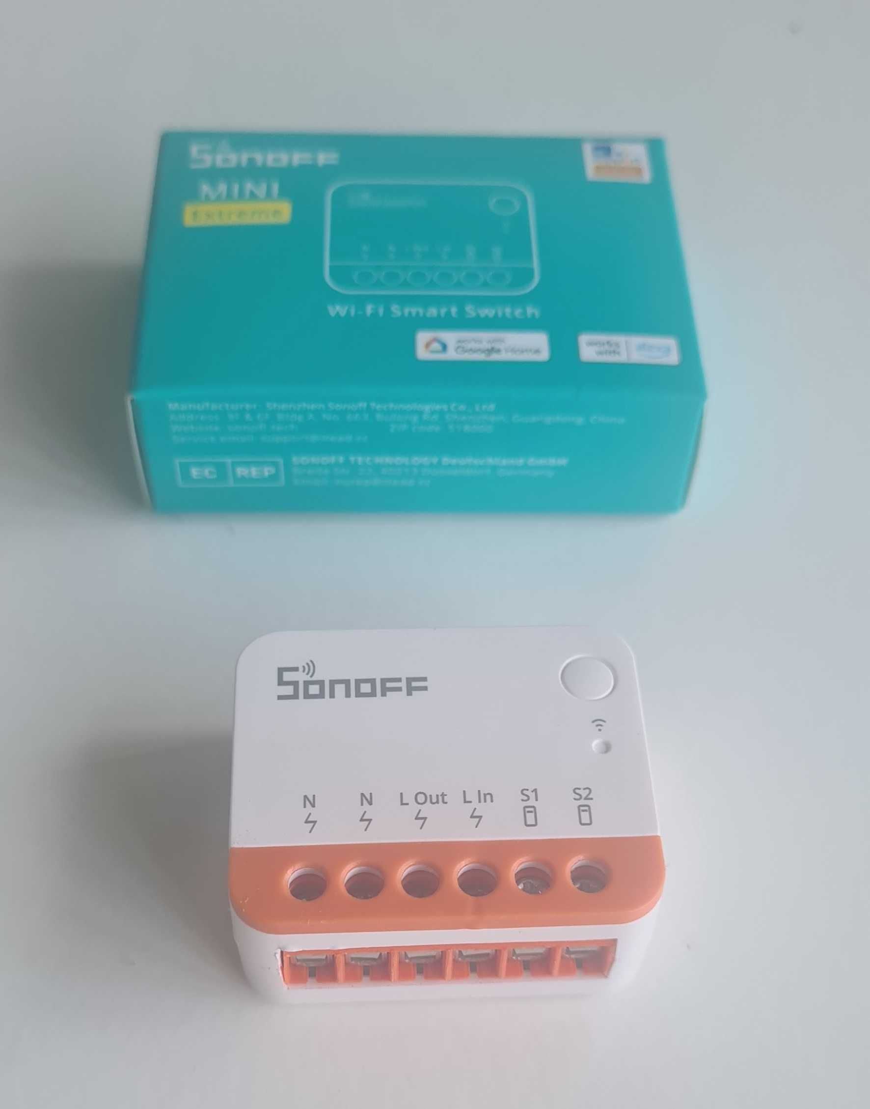 Interruptor Wifi Sonoff MiniR4 (flashado com Tasmota)