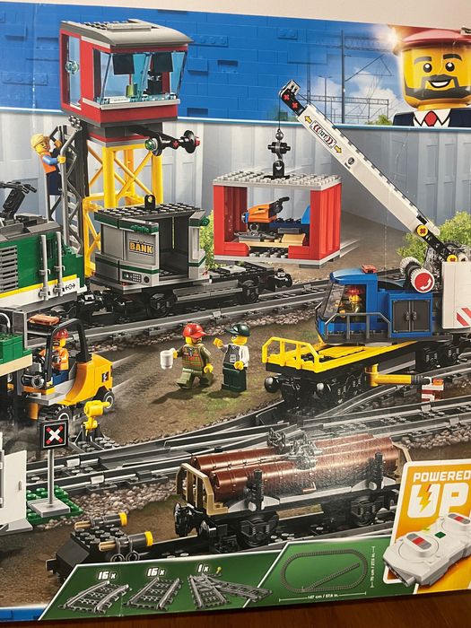 Lego city вантажний потяг залізниця
