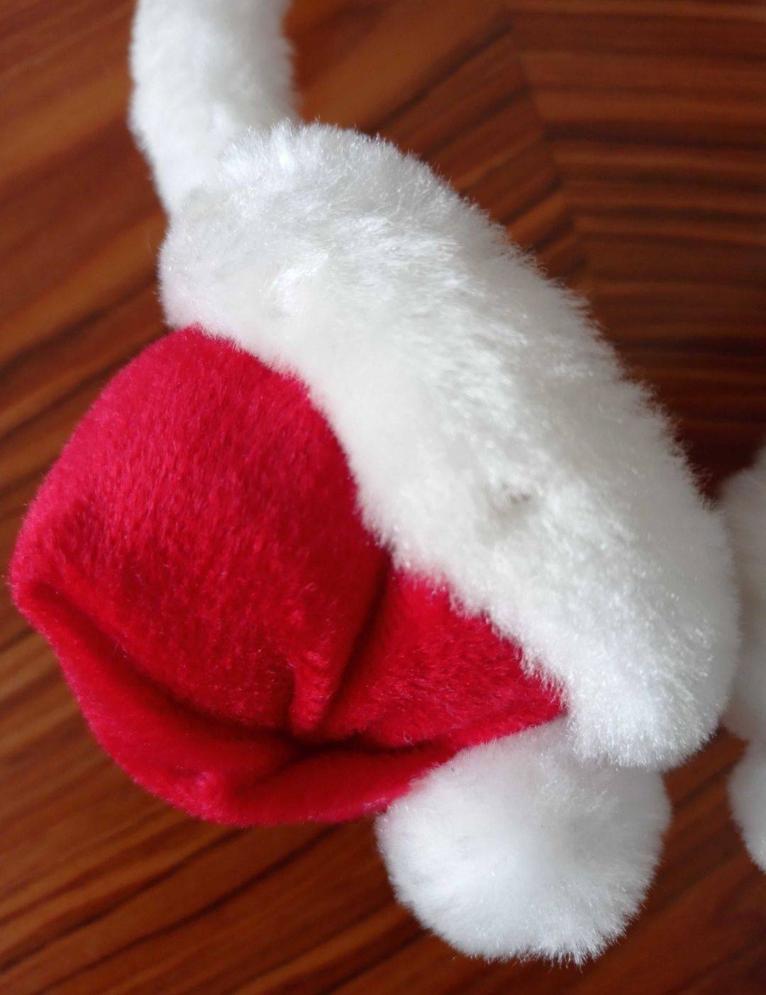 Święty Mikołaj nauszniki świąteczne zimowe