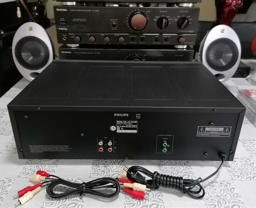Deck de Cassetes Philips FC931, Em Excelente Estado Sem Riscos