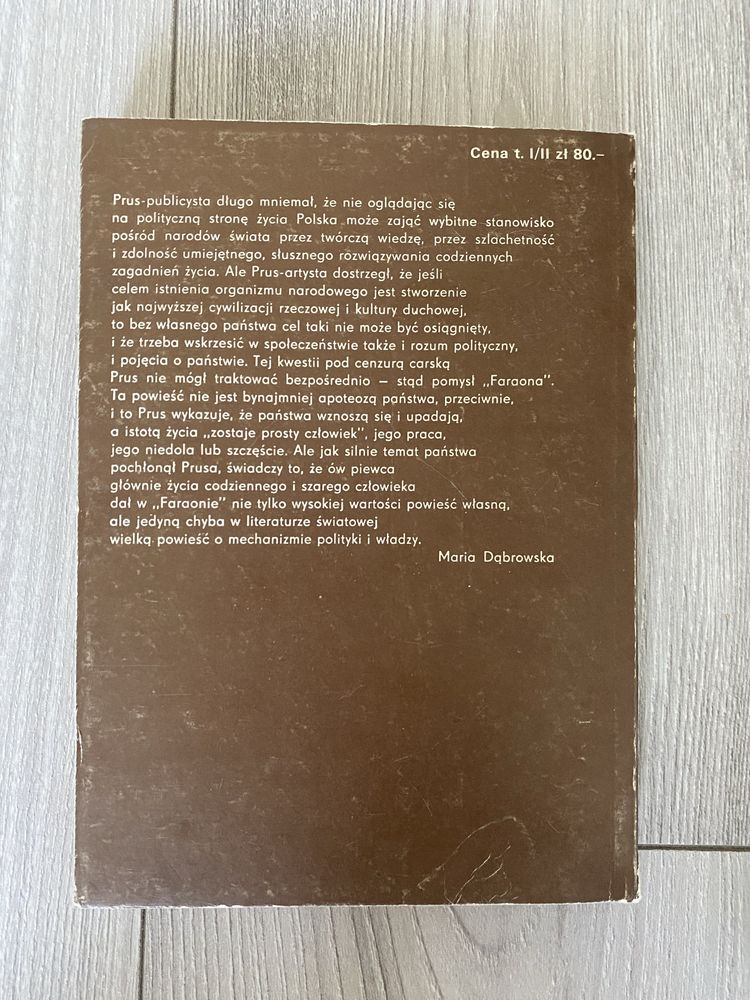 Faraon - Bolesław Prus i Granica - Zofia Nałkowska