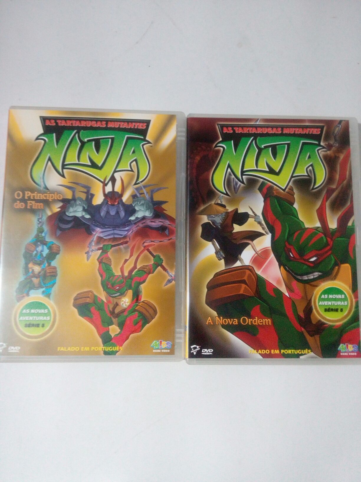 Pack 4 DVD: As Tartarugas Mutantes Ninja, série 5