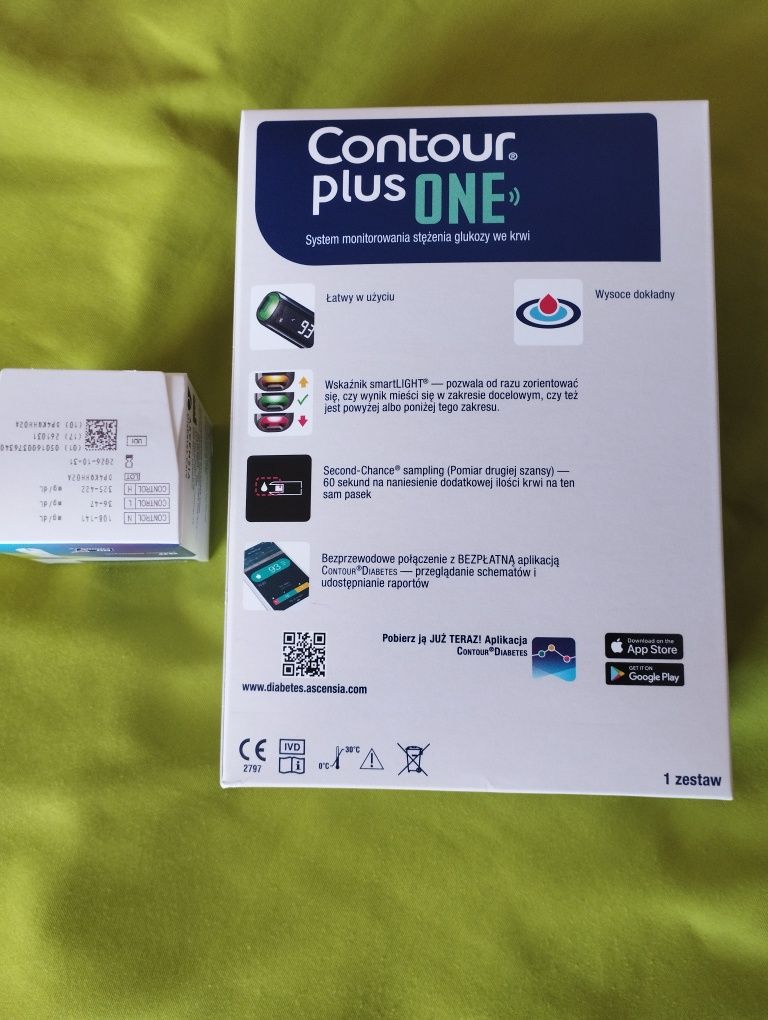 Glukometr contour plus one + 50 pasków
