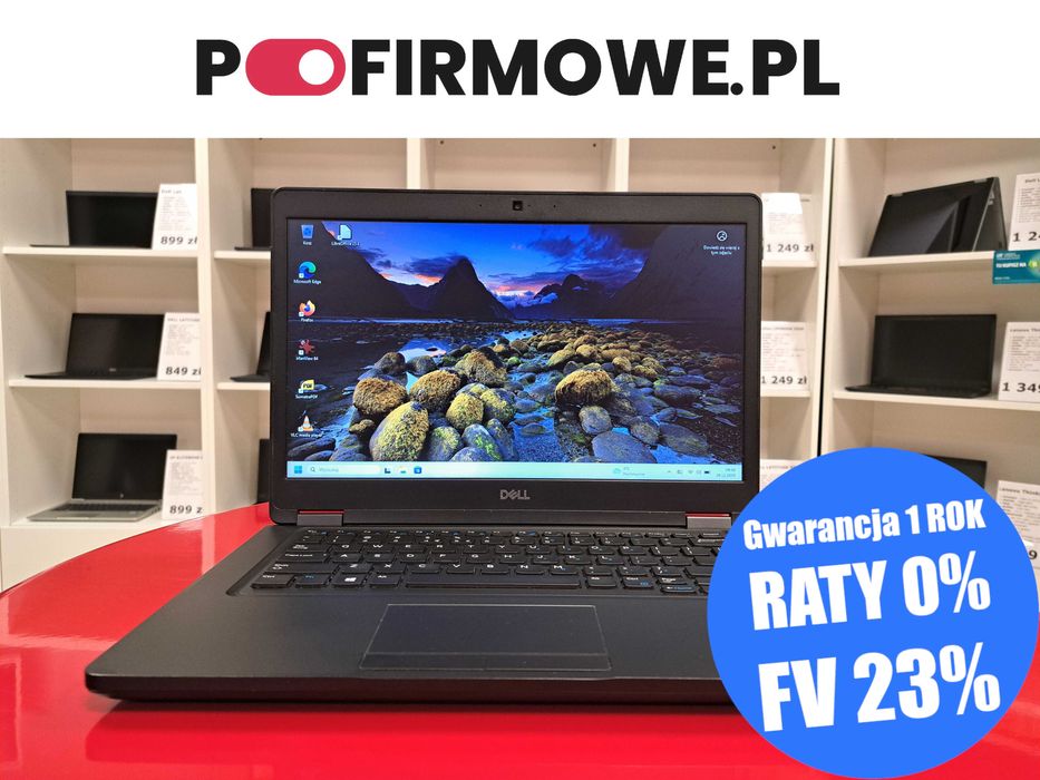 Laptop 14" Dell Latitude 5490 i5-8gen 8GB Win11 SSD Kamera HDMI LTE