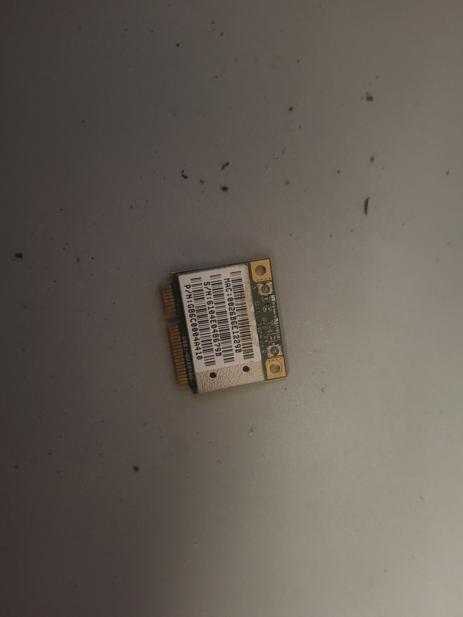 Sprzedam Kartę Wifi do laptopa TOSHIBA SATELLLITE C650D