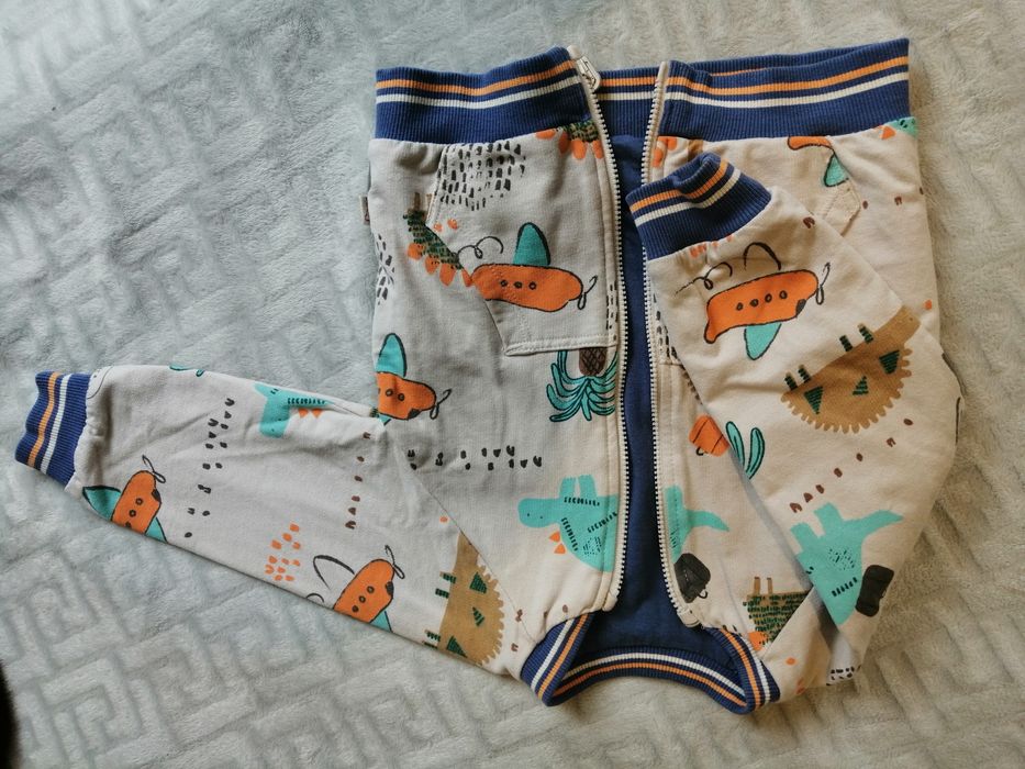 Bluza chłopięca rozpinana dwustronna cool clubr. 80