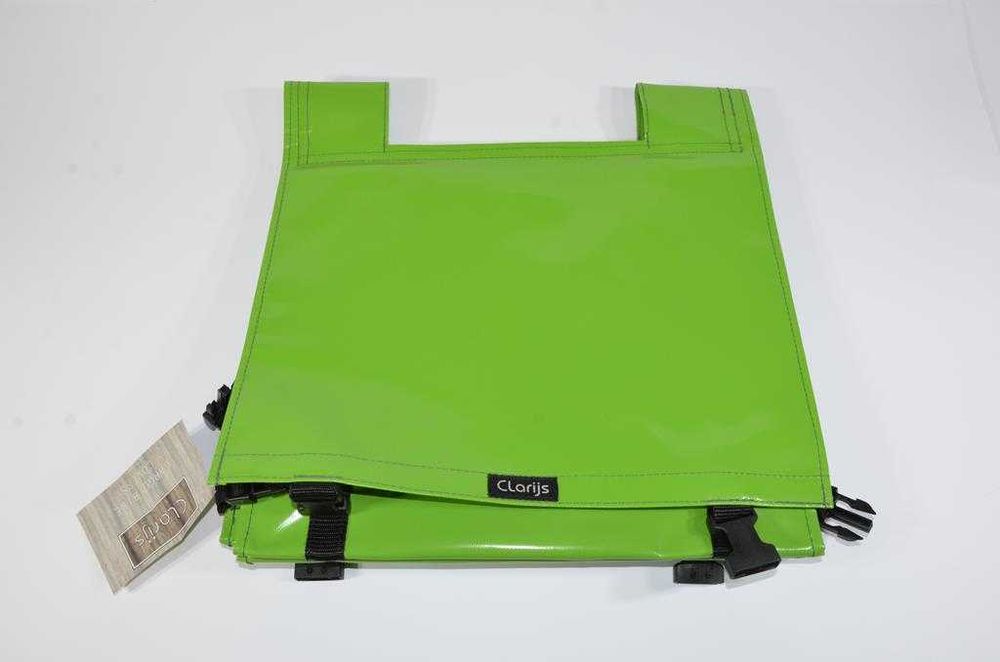 Sakwa Torba rowerowa miejska e bike cargo Clarijs XL 46L PCV zielona