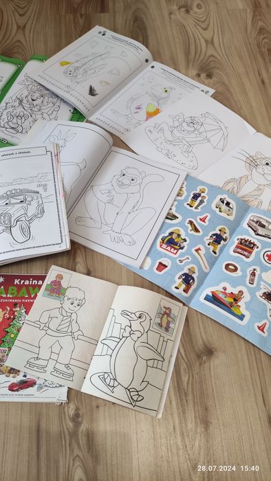 2. Zestaw kolorowanek dla ok 5 letniego chłopca