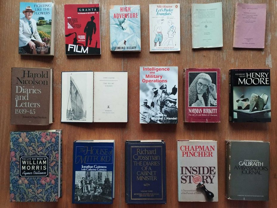 Coleção de livros em inglês