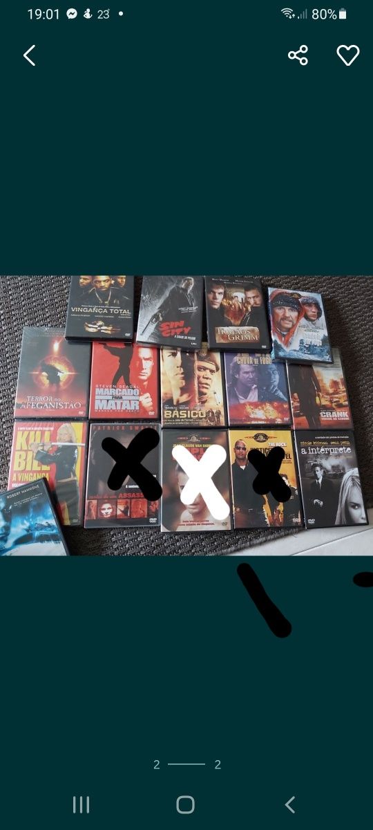 DVds varios _ filmes Ação