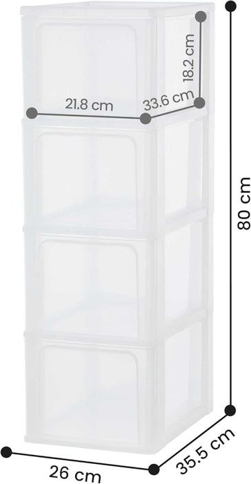 Iris Ohyama, Wieża, Komoda, Plastikowy organizer do przechowywania