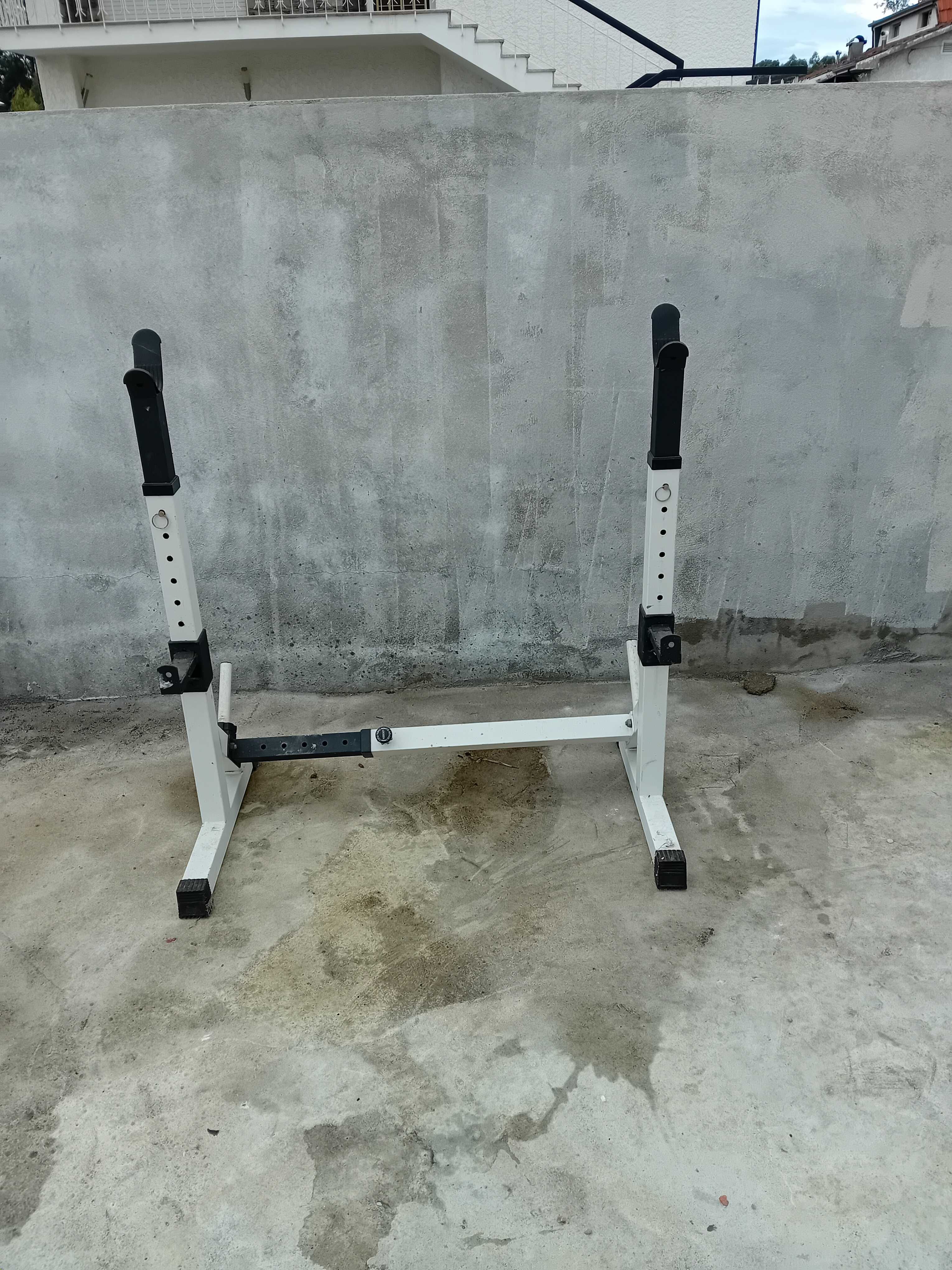 Rack musculação regulável